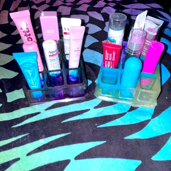 ✨🆕BN Handmade Resin Glittery Green,Blue,& Purple Makeup/Lipstick/Gloss Holder!✨ - Picture 8 of 13